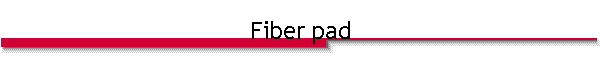 Fiber pad